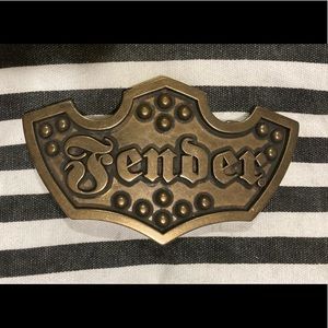 Fender Brass Belt Buckle